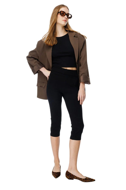 Hohe Taille Bermuda Leggings