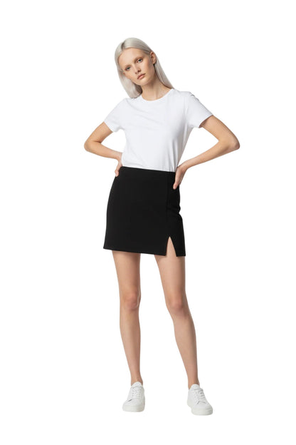 Minirock mit hoher Taille