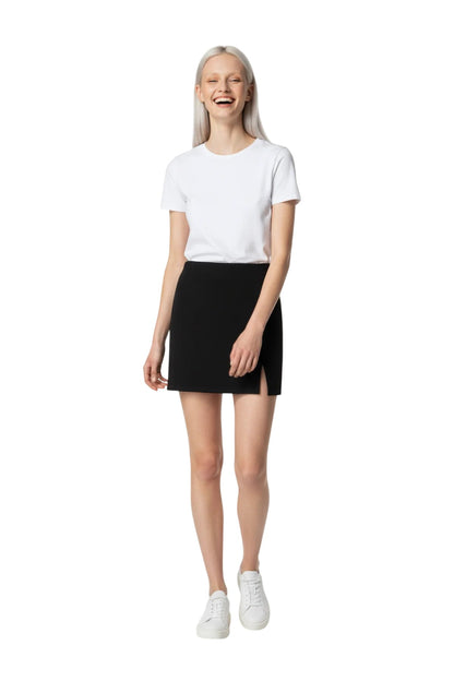 Minirock mit hoher Taille