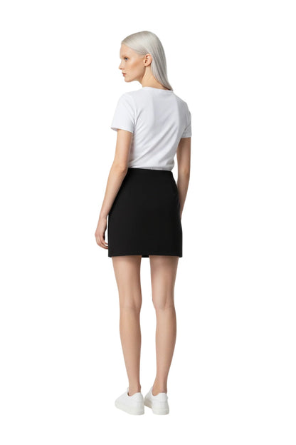 Minirock mit hoher Taille