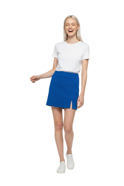 Minirock mit hoher Taille