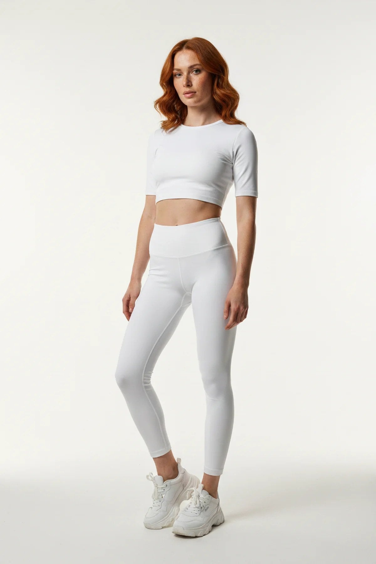 Leggings mit hohem Bund und schmaler Passform