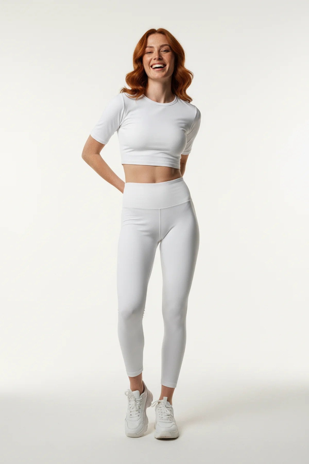 Leggings mit hohem Bund und schmaler Passform
