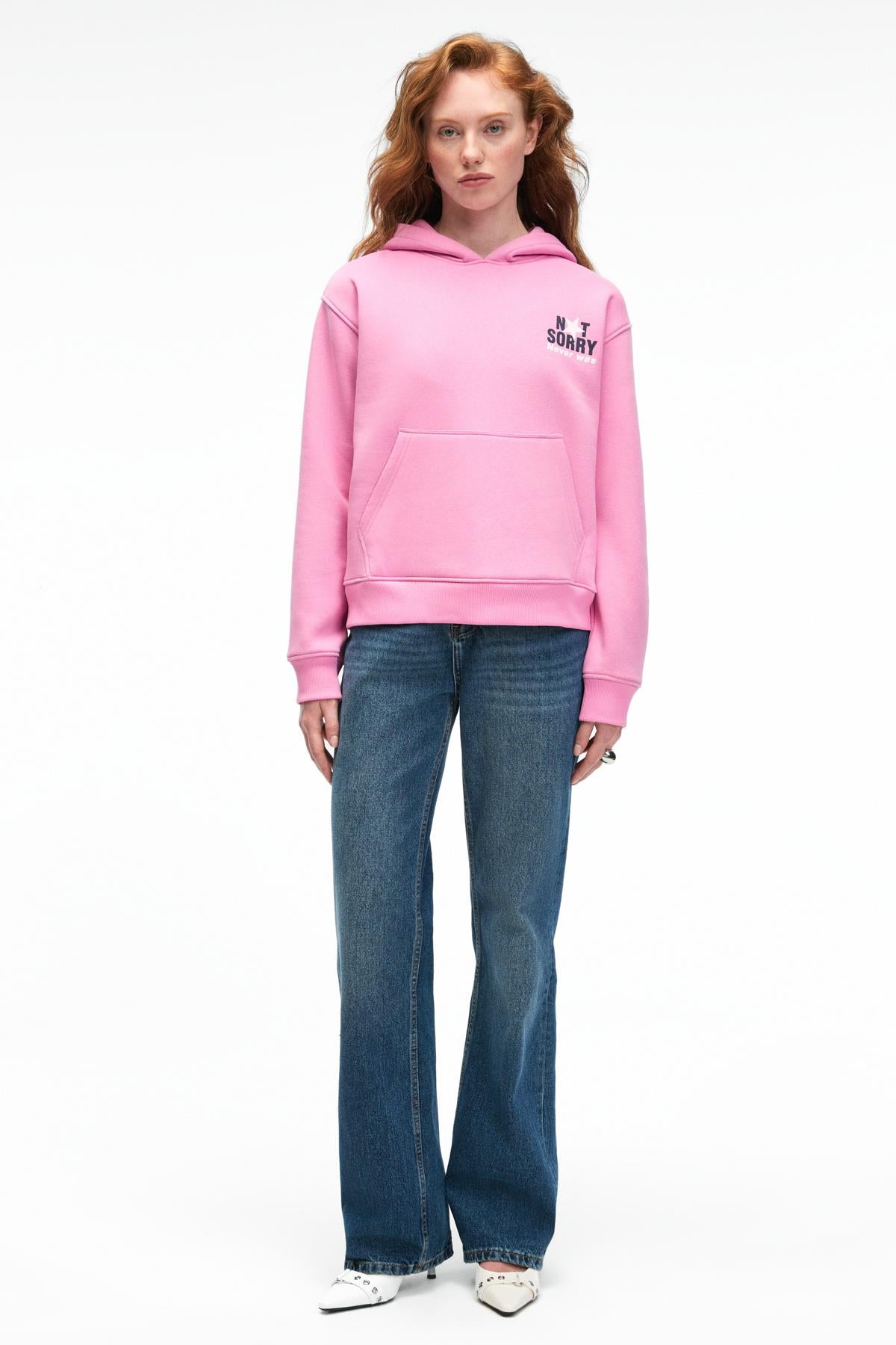 YUMEA Damen Kapuzensweatshirt