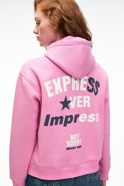 YUMEA Damen Kapuzensweatshirt