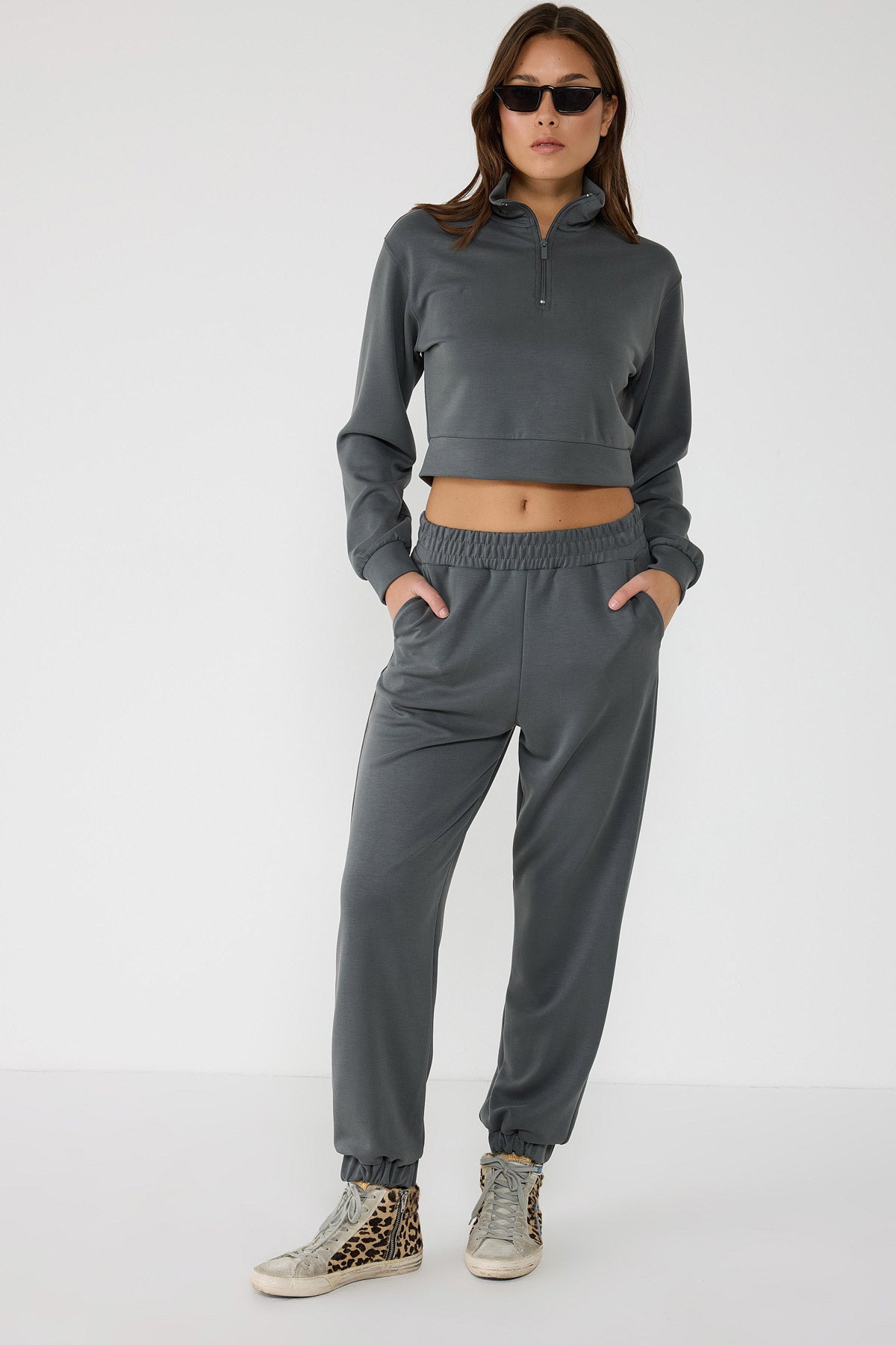 Jogginghose mit weicher Textur