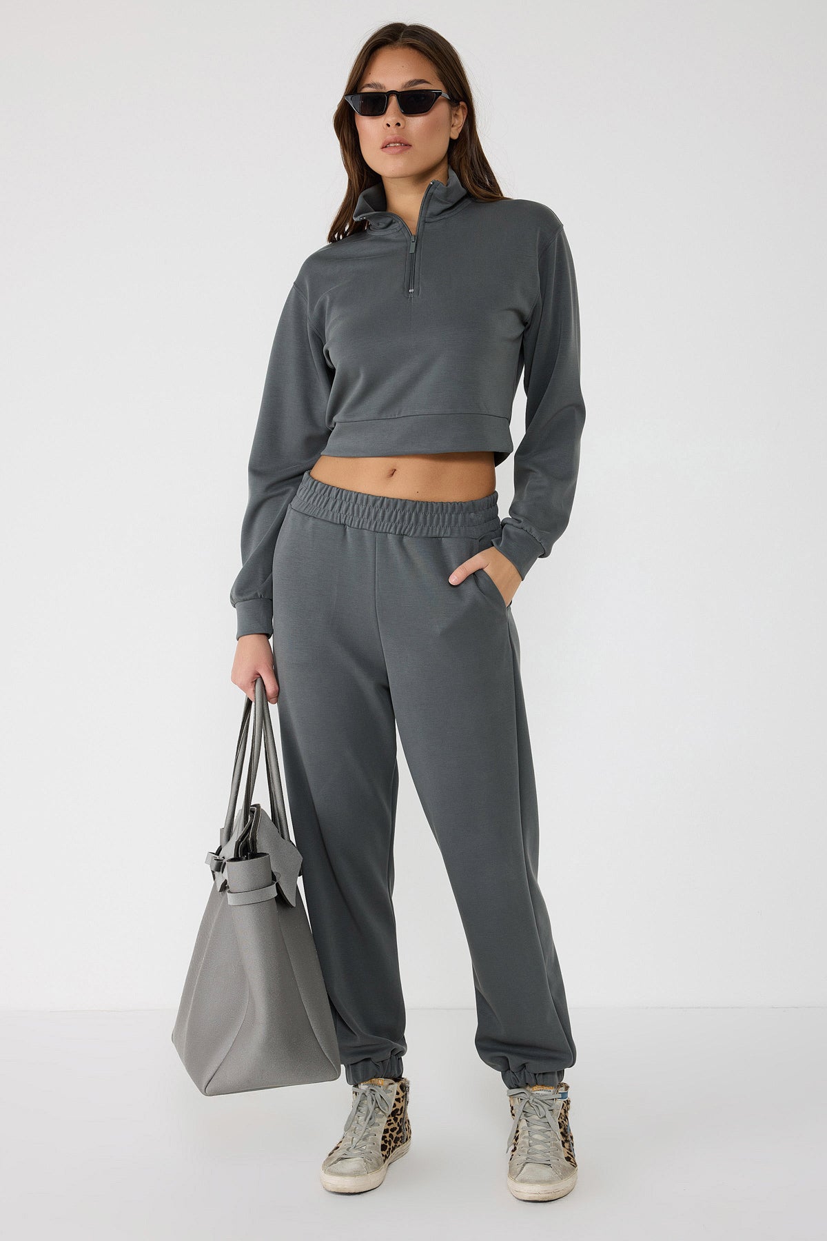 Jogginghose mit weicher Textur