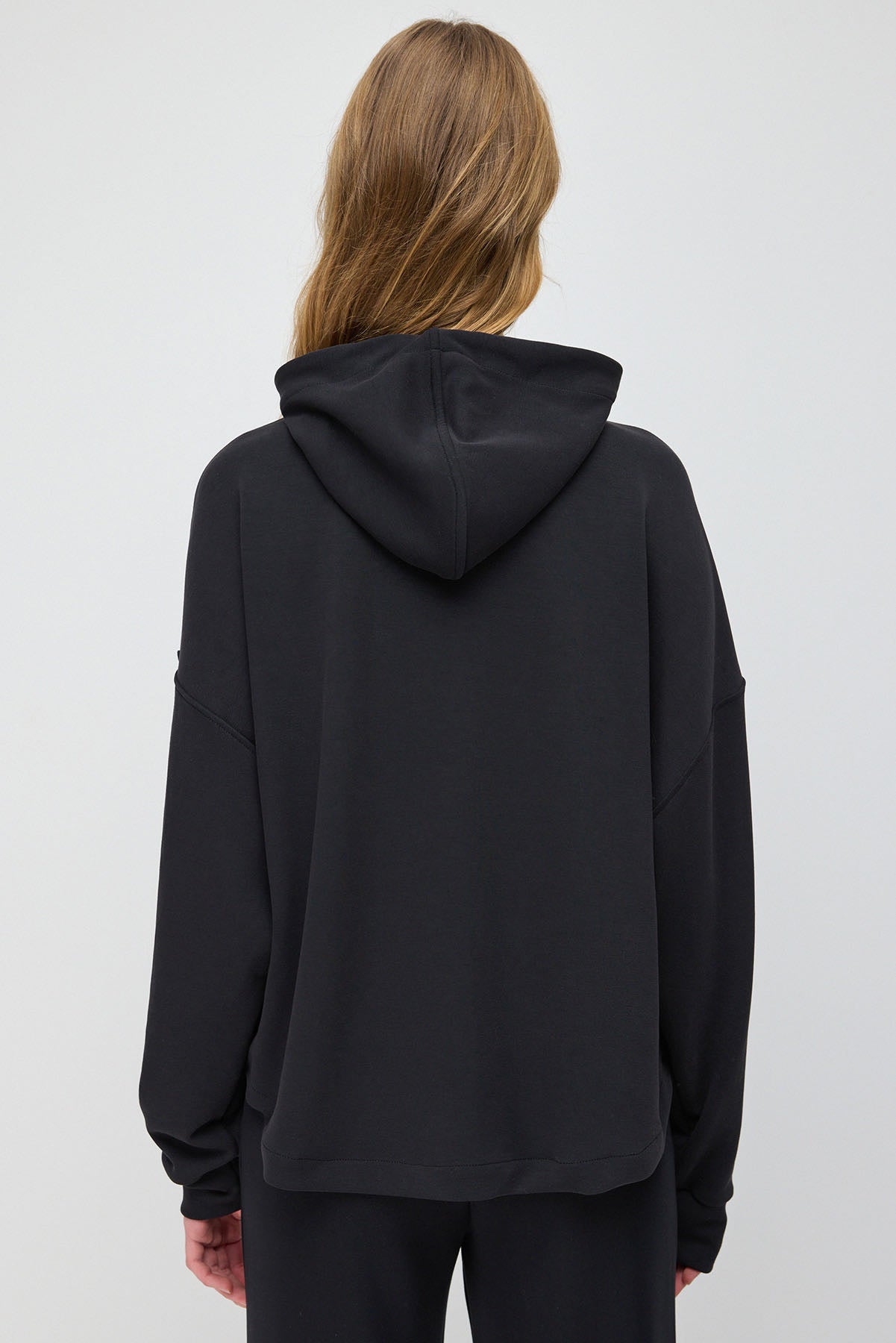 Sweatshirt mit Taschen und halbem Reißverschluss