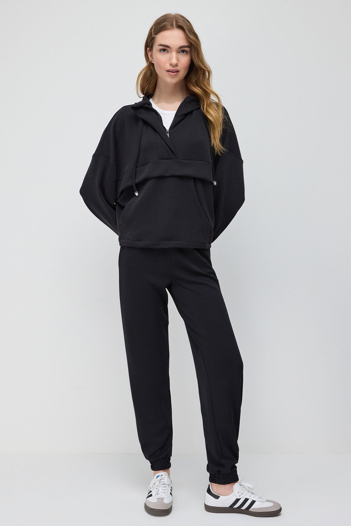 Sweatshirt mit Reißverschlussdetail