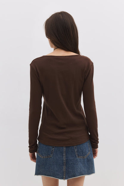 Langärmelige Bluse