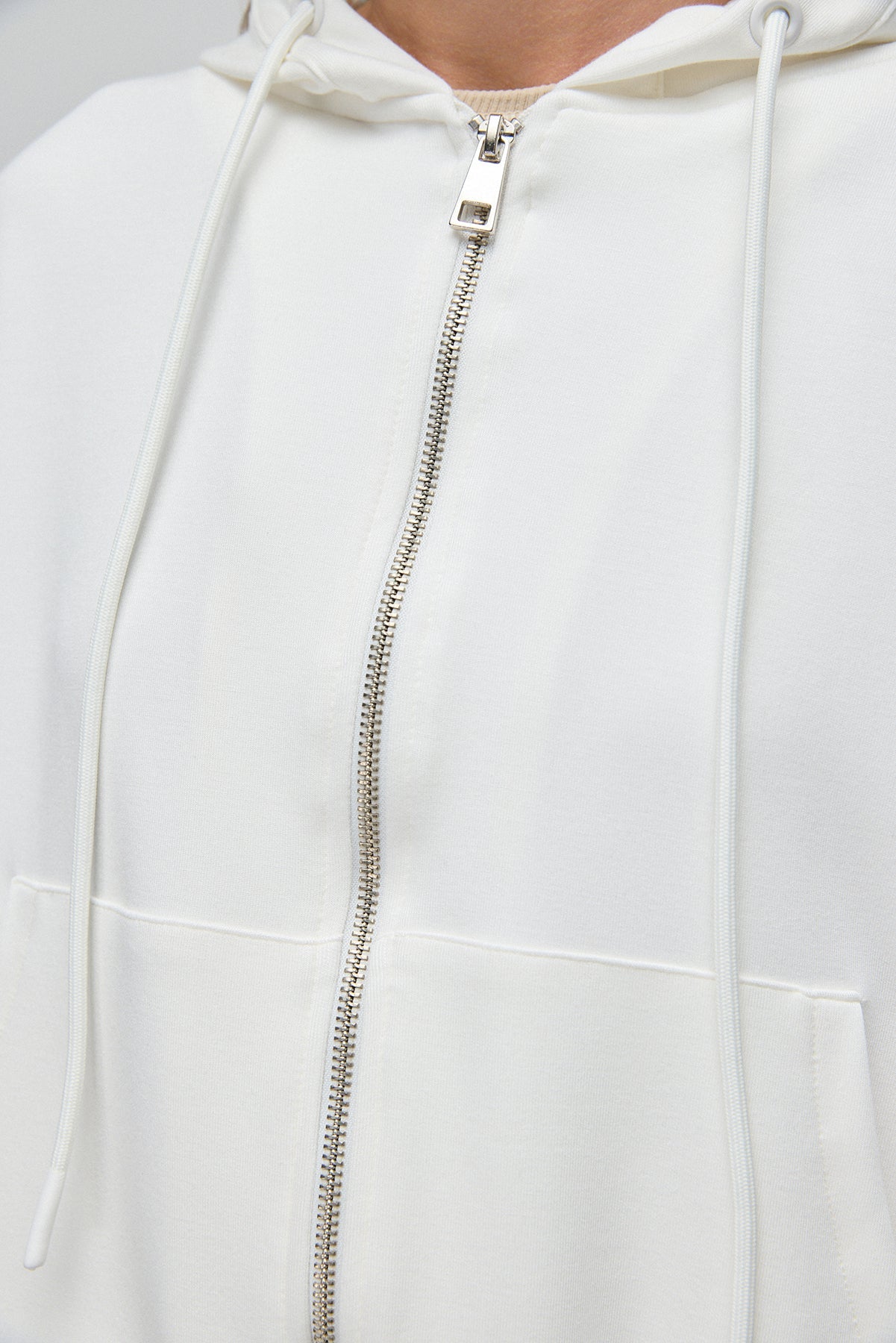 Kapuzen-Crop-Sweatshirt