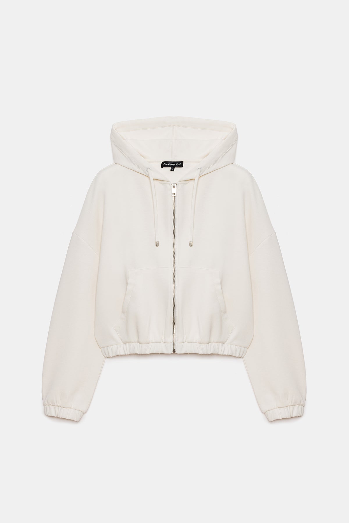 Kapuzen-Crop-Sweatshirt