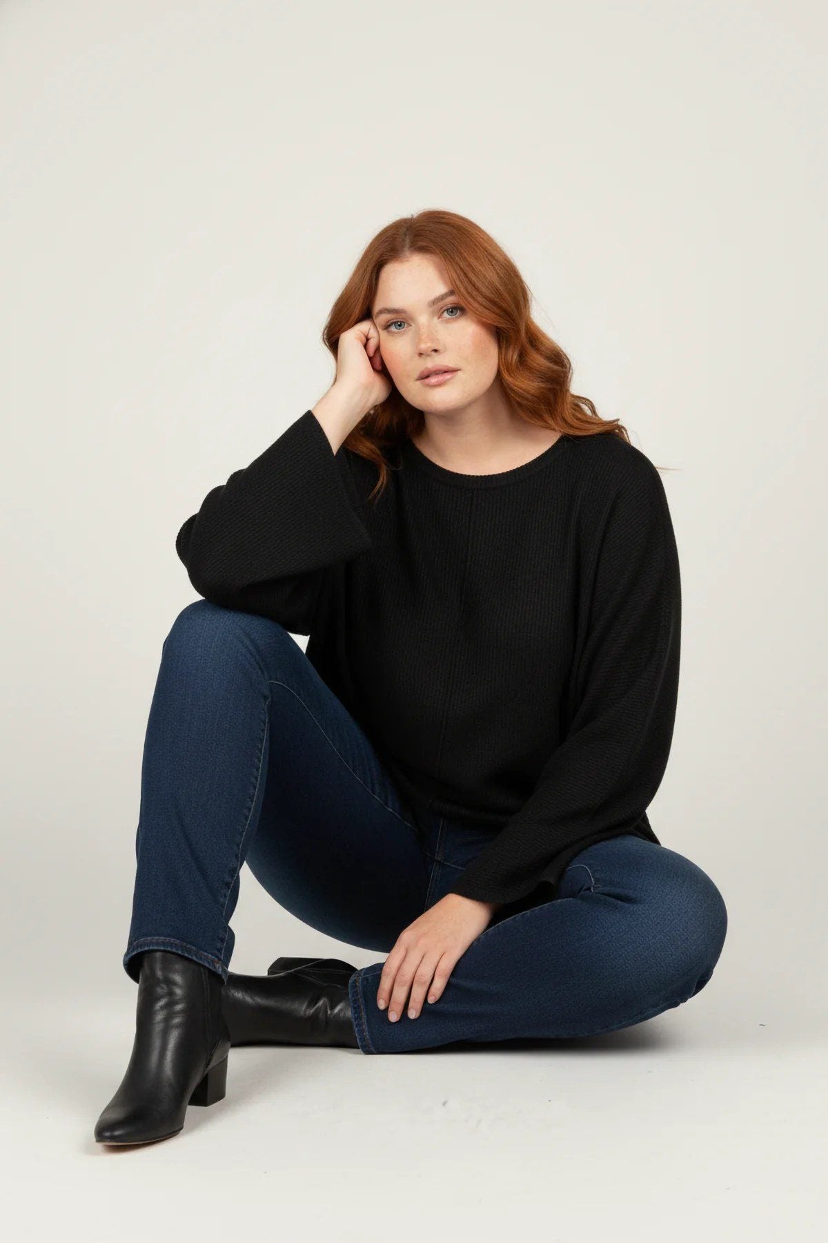 Weicher strukturierter Pullover