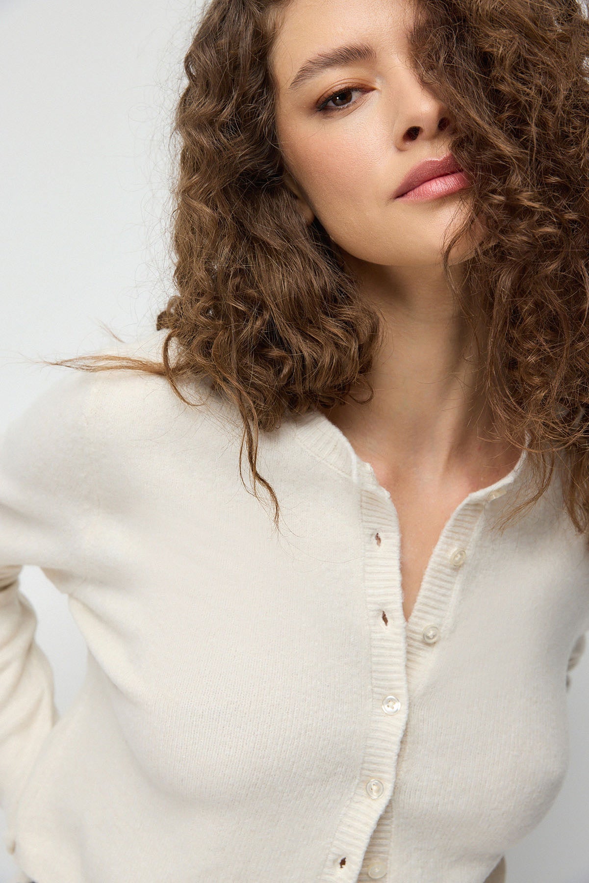 Weicher, strukturierter Strickcardigan