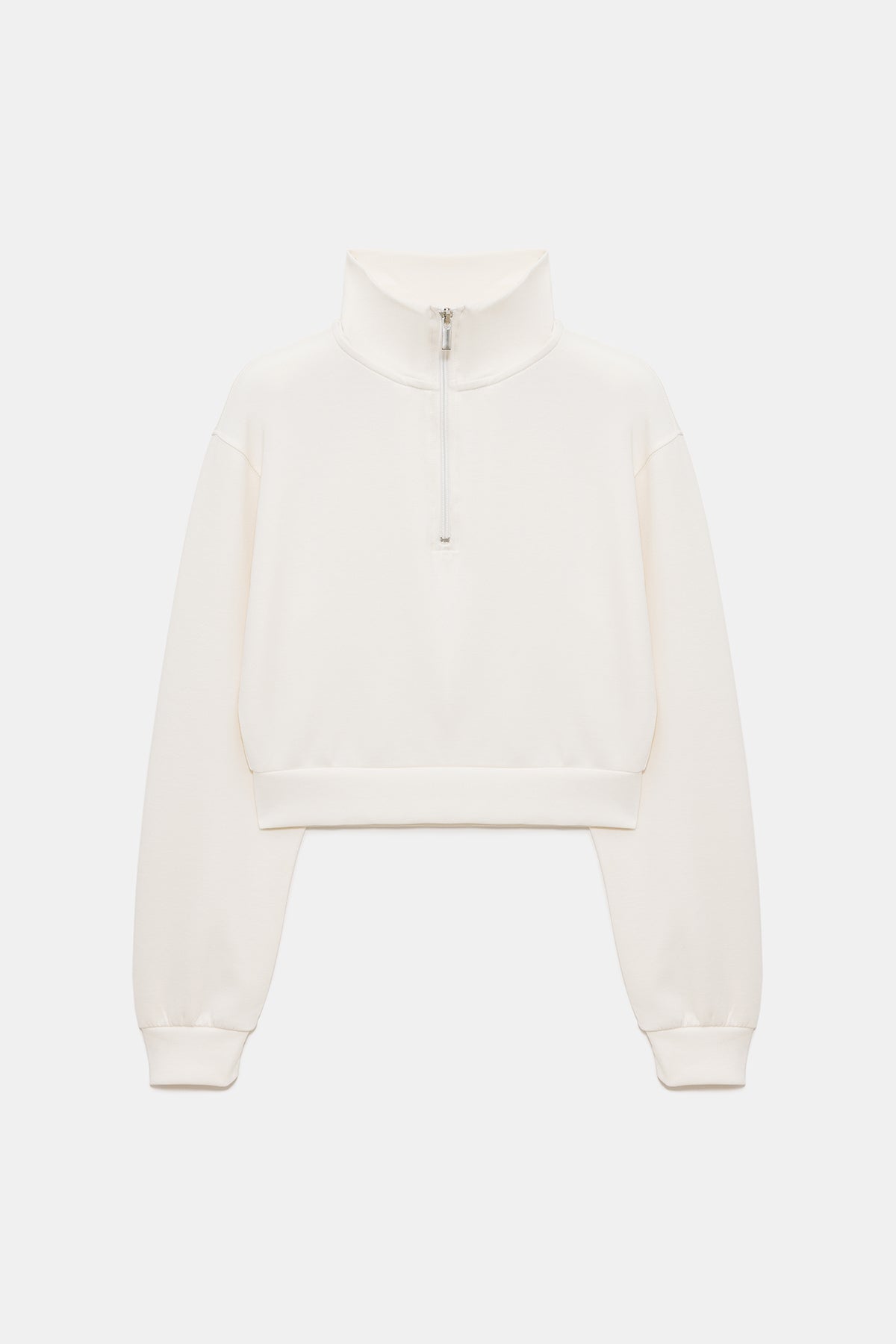 Sweatshirt mit Reißverschlussdetail