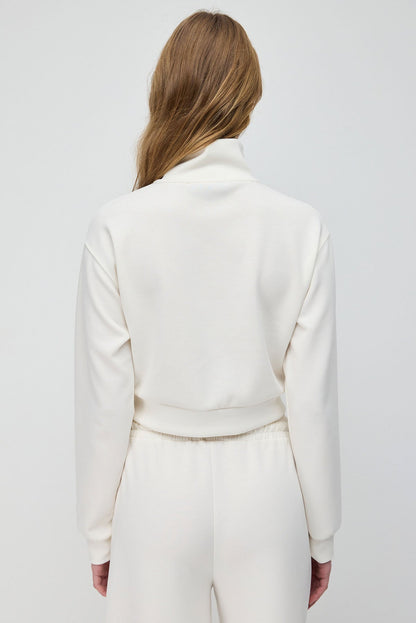 Sweatshirt mit Reißverschlussdetail