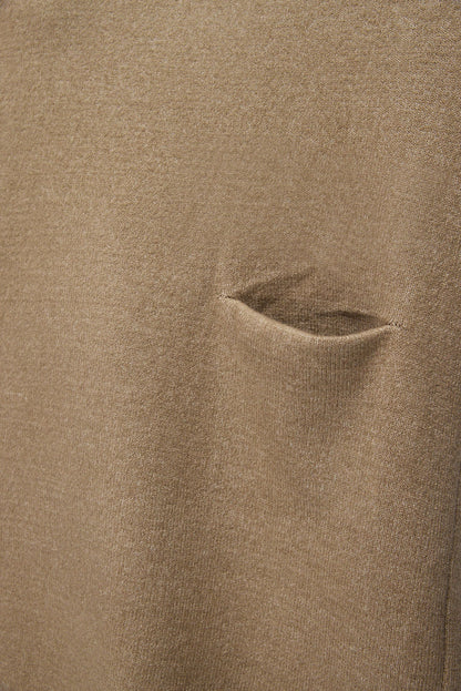 Langer Strickcardigan mit Taschen