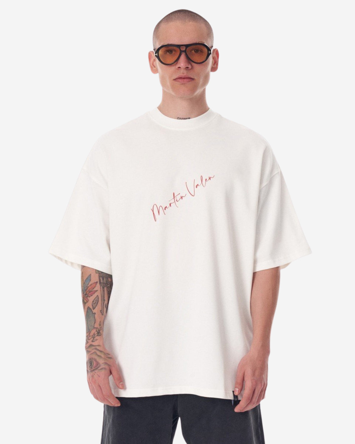 Z-Rebell Bedrucktes Wasserbasiertes Weißes T-Shirt - Groß