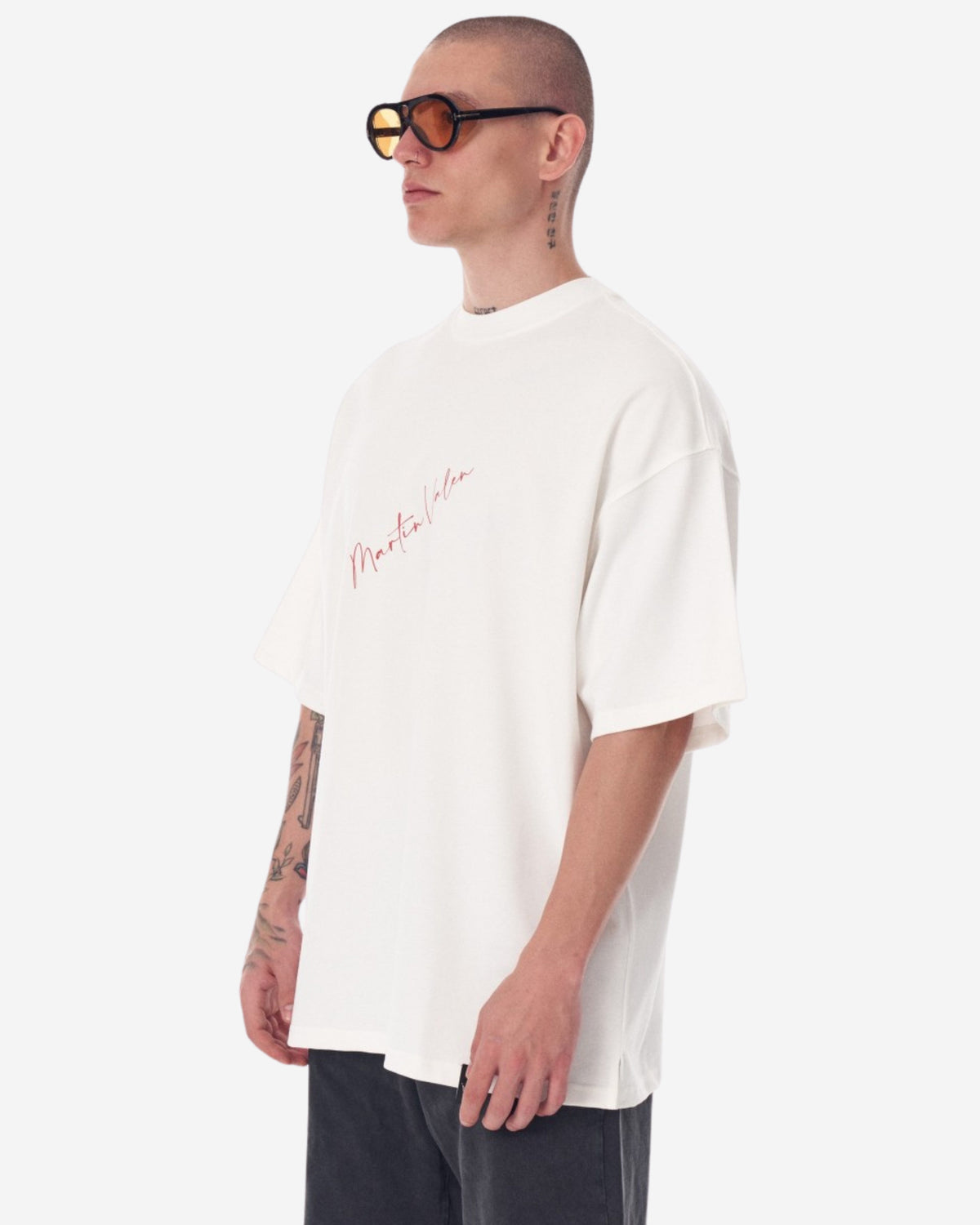 Z-Rebell Bedrucktes Wasserbasiertes Weißes T-Shirt - Groß