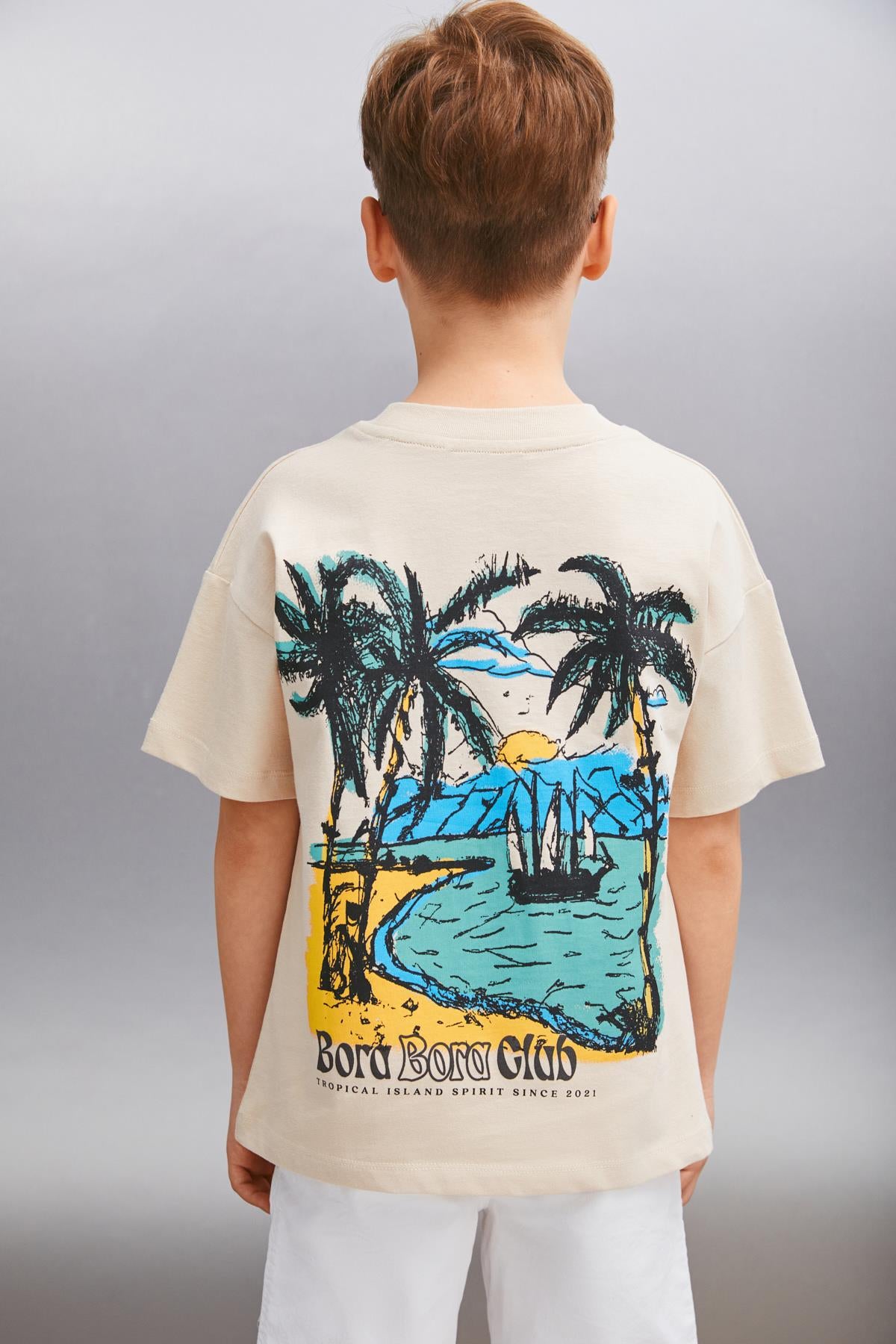 GRIMELANGE ZANIS Herren T-Shirt Beige
