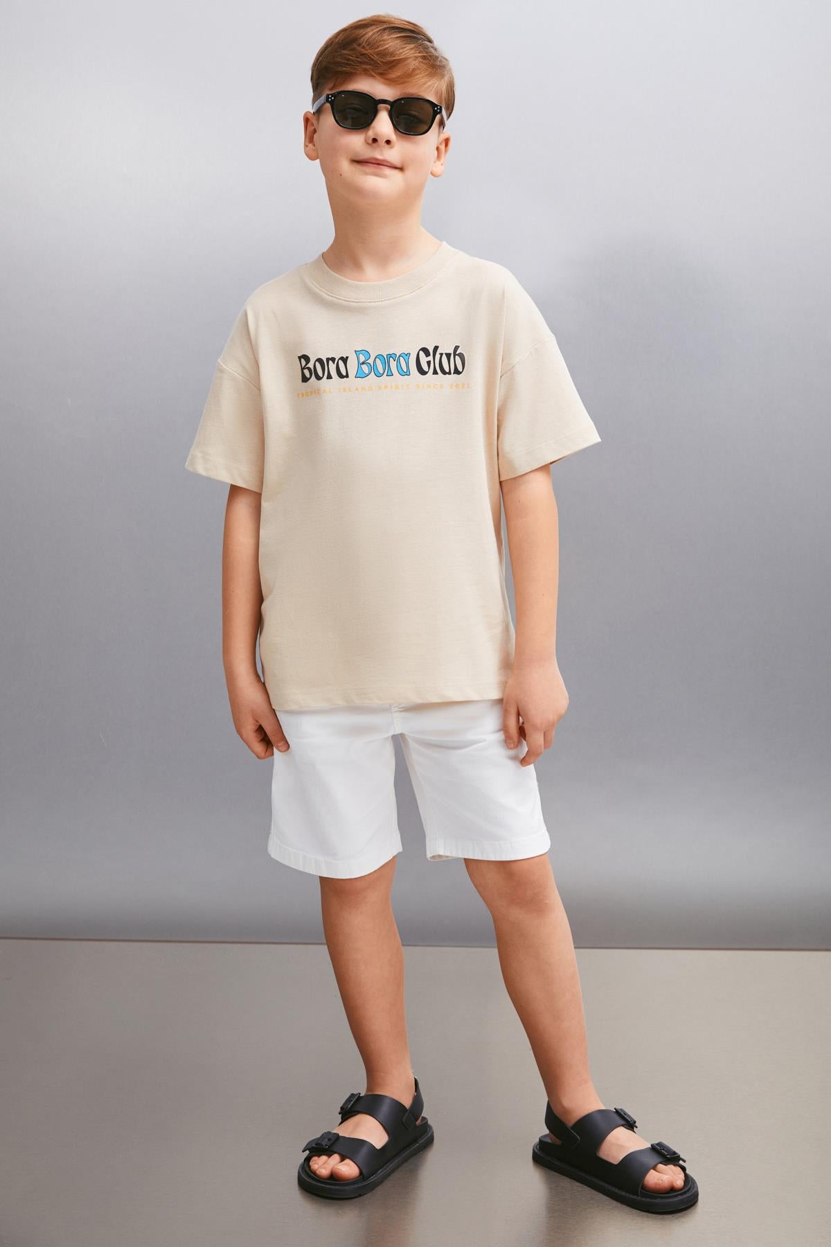 GRIMELANGE ZANIS Herren T-Shirt Beige