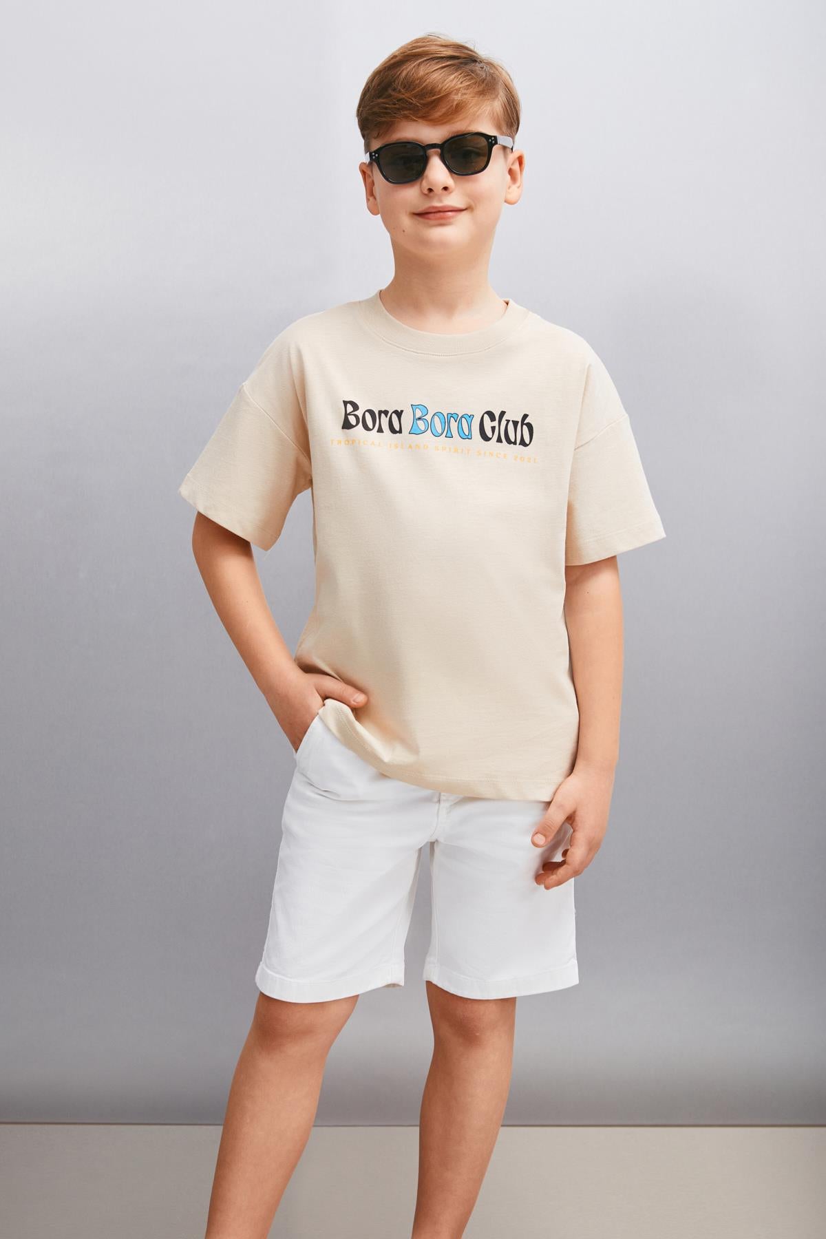 GRIMELANGE ZANIS Herren T-Shirt Beige