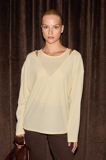 ZARREUS Damen Off-Shoulder Bluse