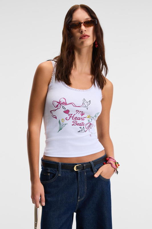 ZELMIRA Damen Spitzen Slim-Fit Weste