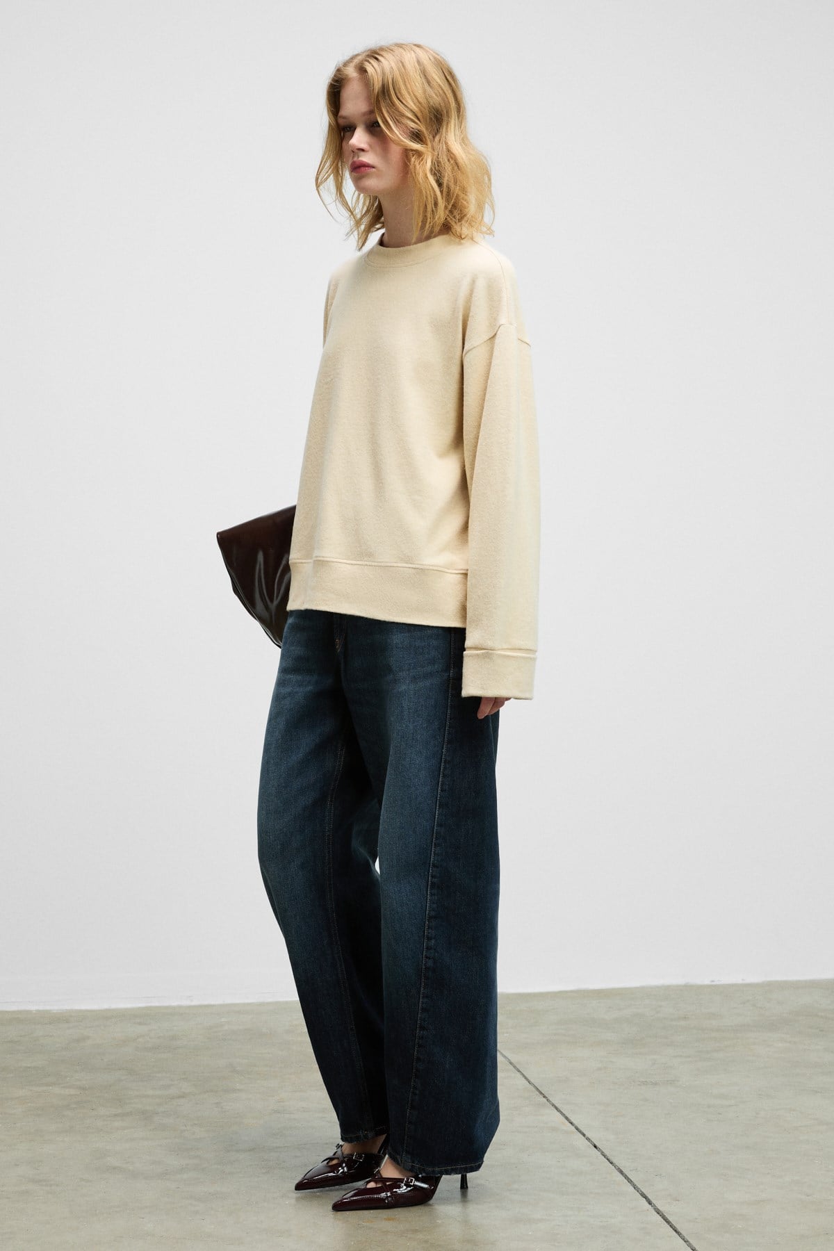 ZEPHIRA Damen Soft Crew Sweatshirt