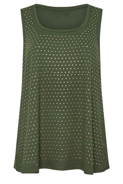Bluse mit Nietendetails