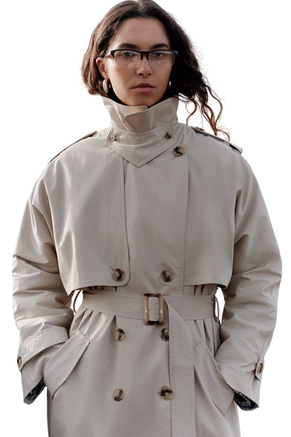 Zürich Oversize Trenchcoat Sand