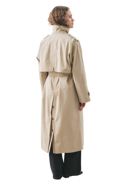 Zürich Oversize Trenchcoat Sand