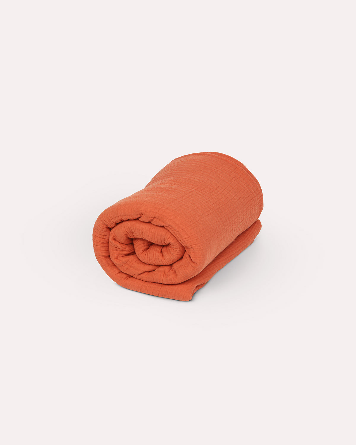 Mollis Muslin Cotton Blanket - Terracotta