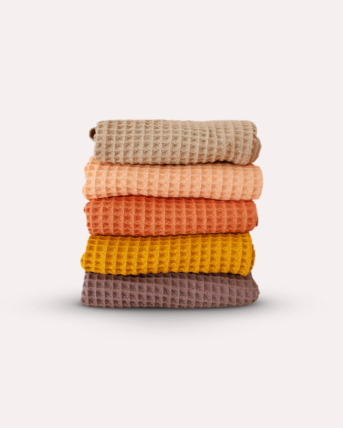 Cotton Waffle Towel Set (5 Towels)