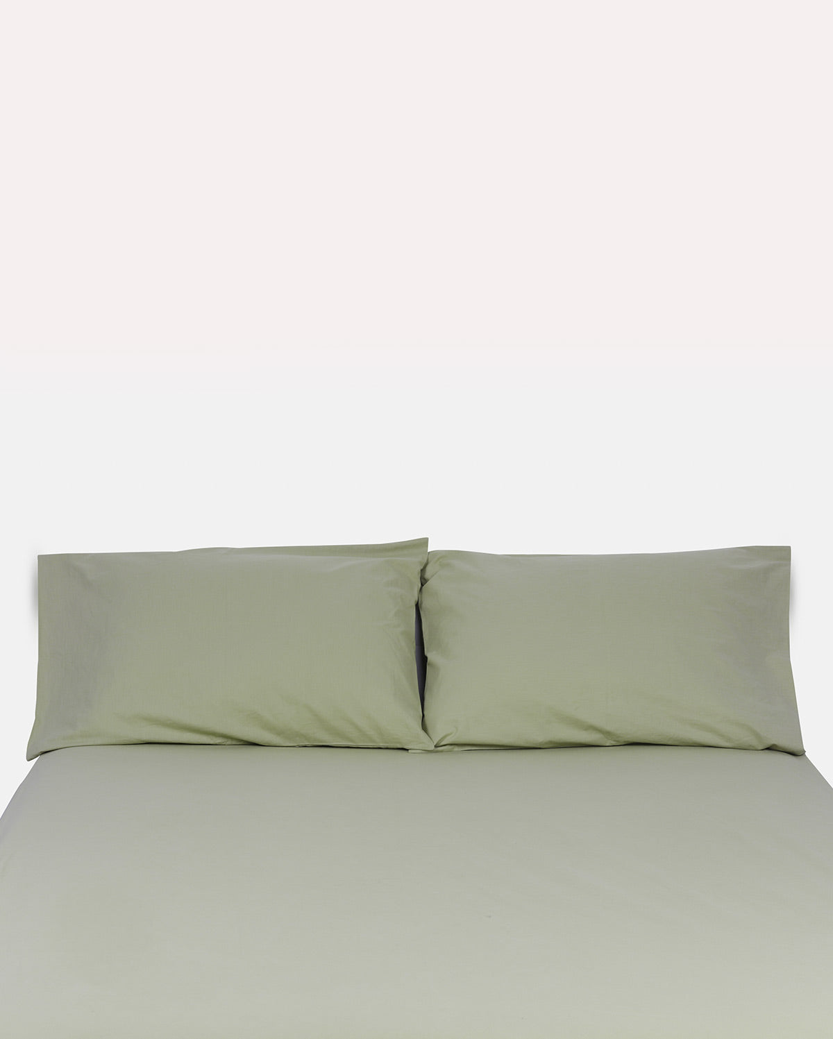 Classic Percale Fitted Sheet- Sage Green