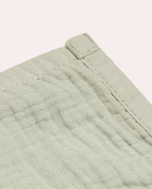 Organic Muslin Baby Blanket - Mint - Ocoza
