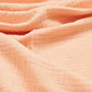 Organic Muslin Baby Blanket - Salmon - Ocoza