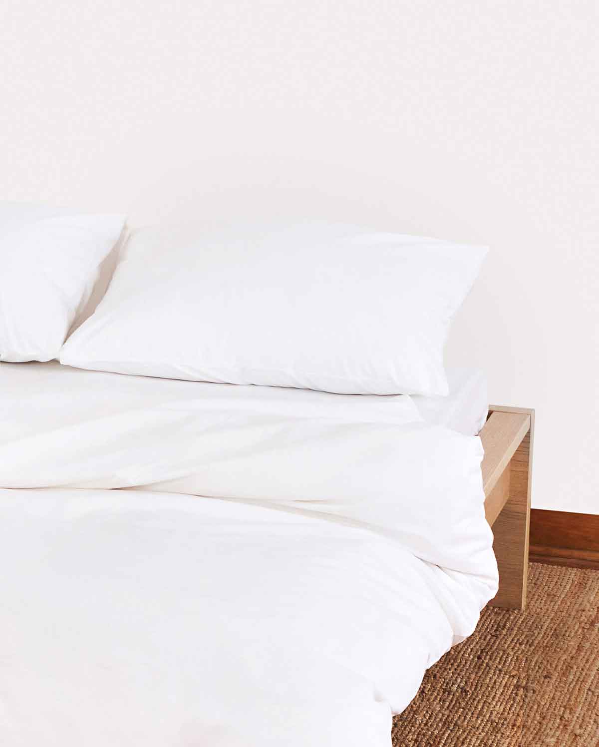 Classic Percale - Core Bedding Set - White