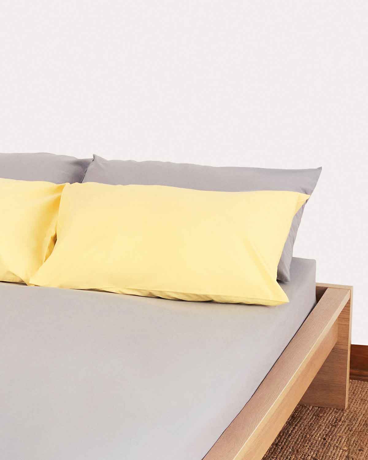Classic Percale Fitted Sheet - Dove Grey