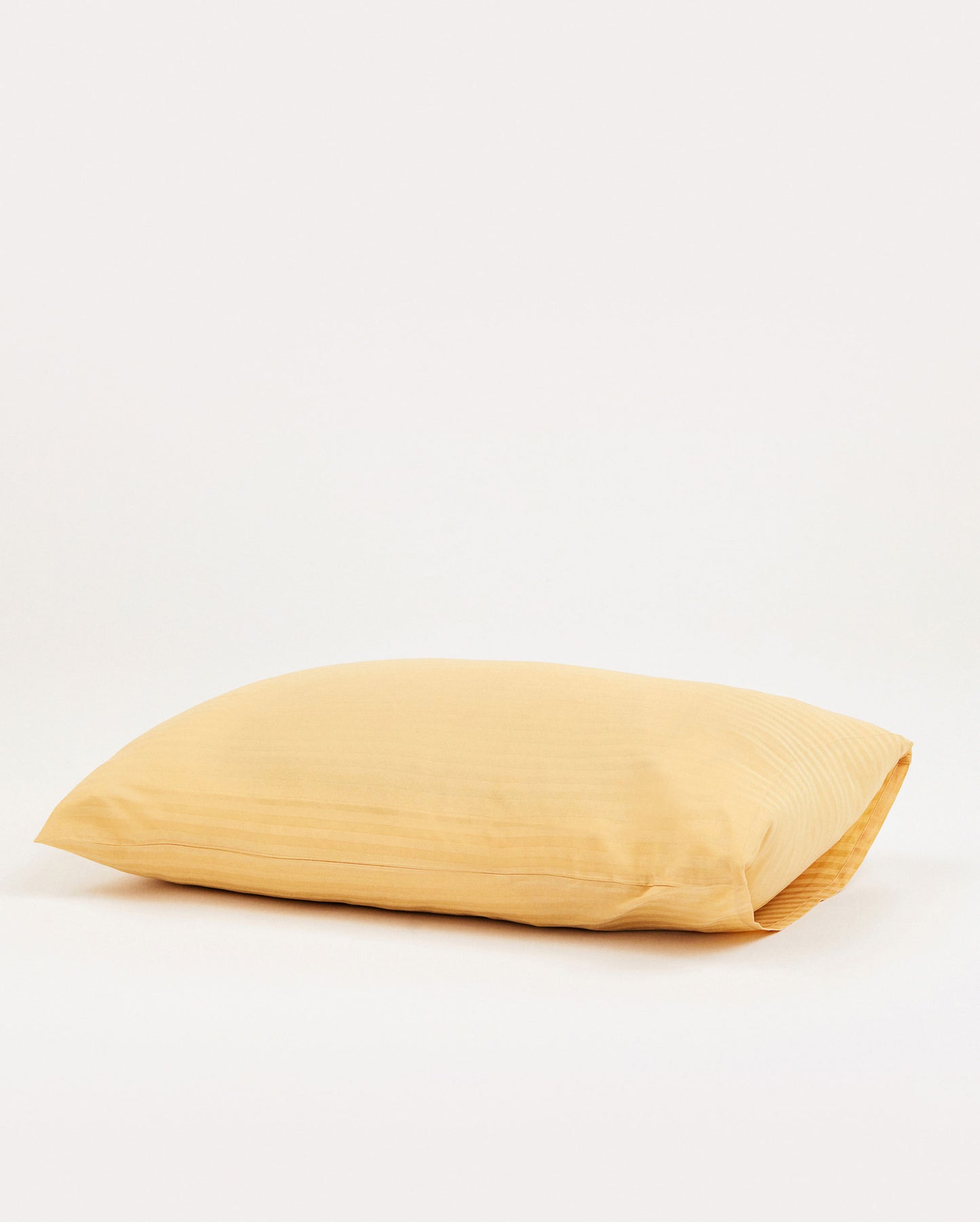 Sateen Stripe Pillowcase 2pcs - Gold