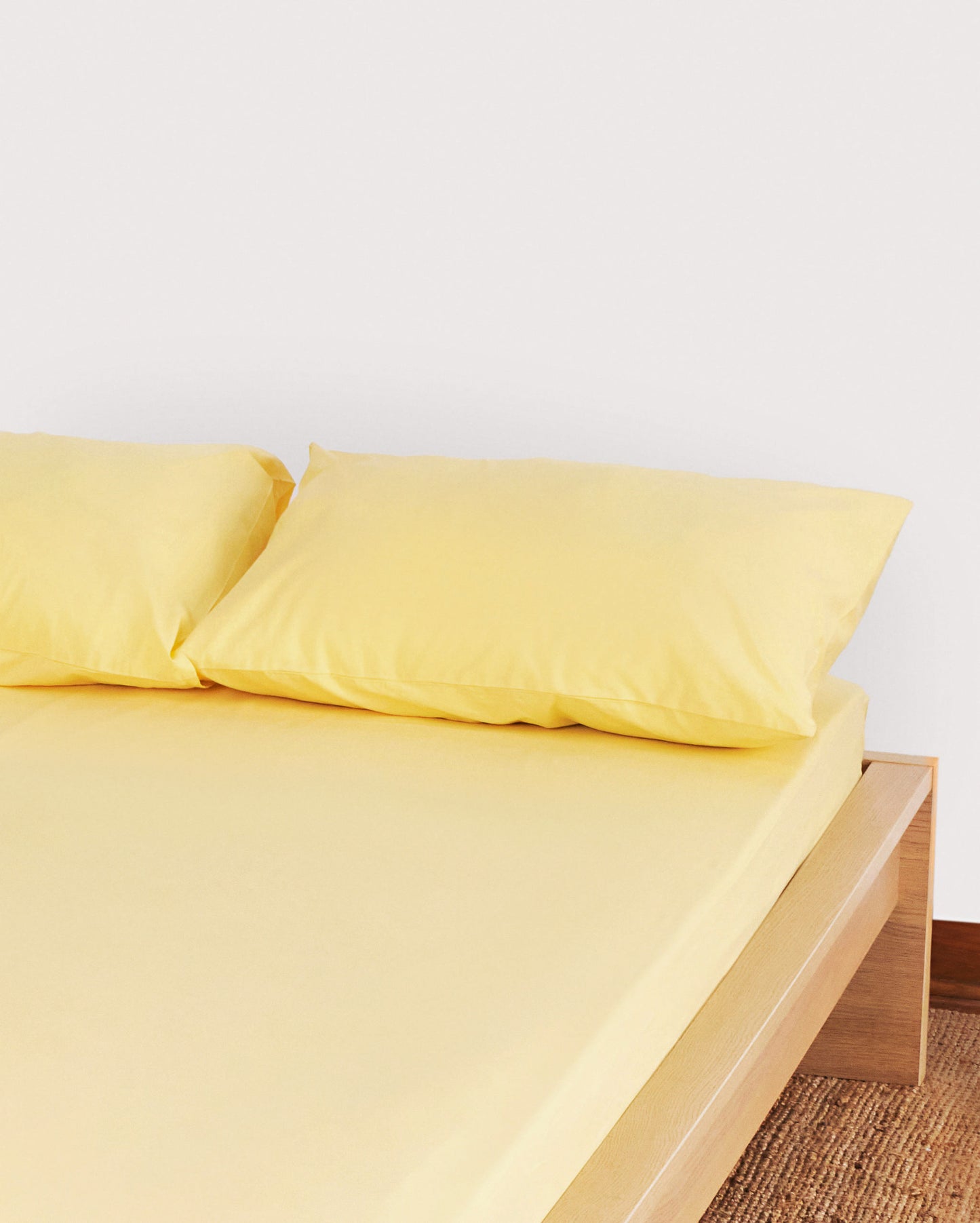 Classic Percale Fitted Sheet - Yellow