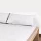 Classic Percale Fitted Sheet - Grey