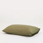 Sateen Stripe Pillowcase 2pcs - Oil Green