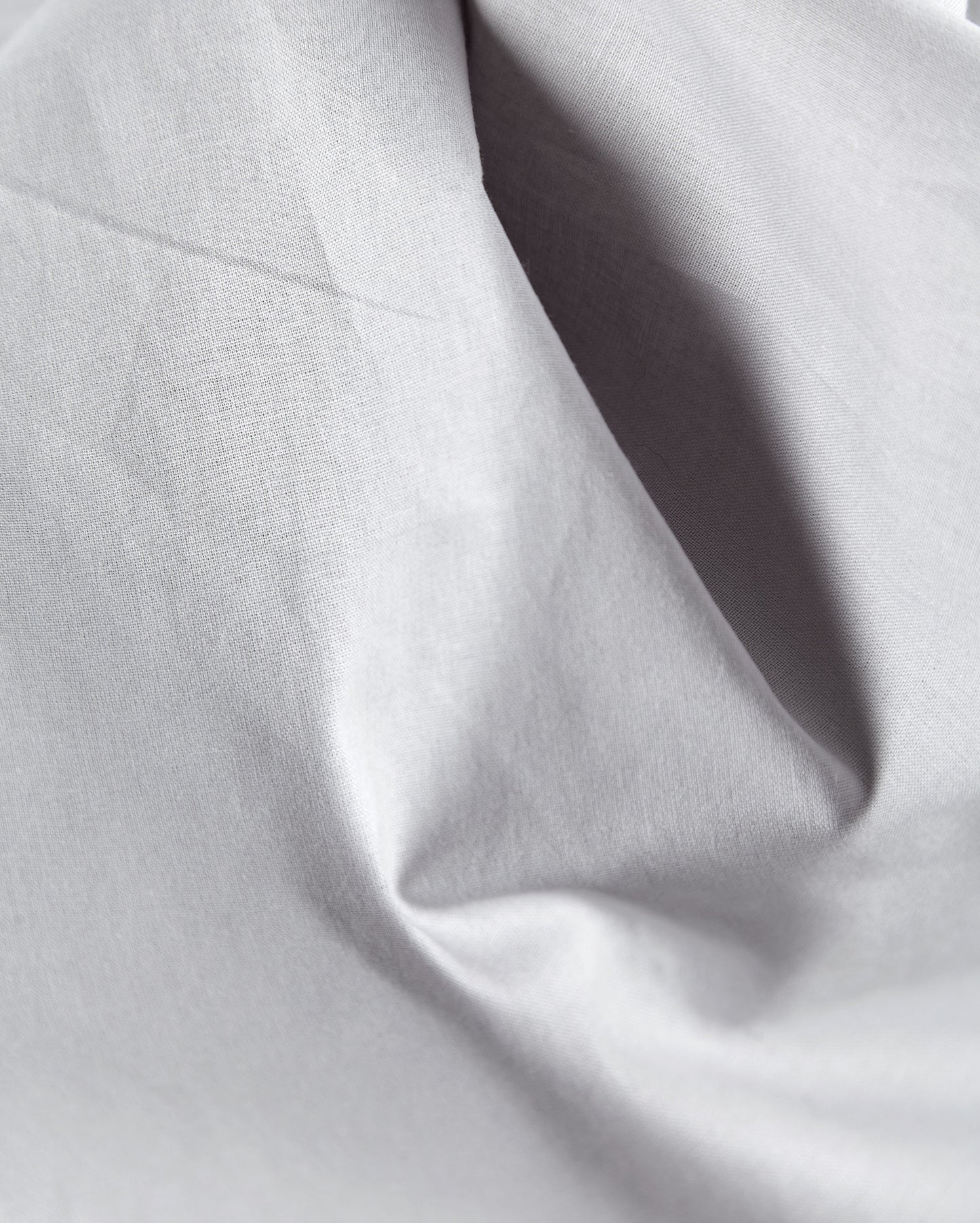 Classic Percale Fitted Sheet - Grey
