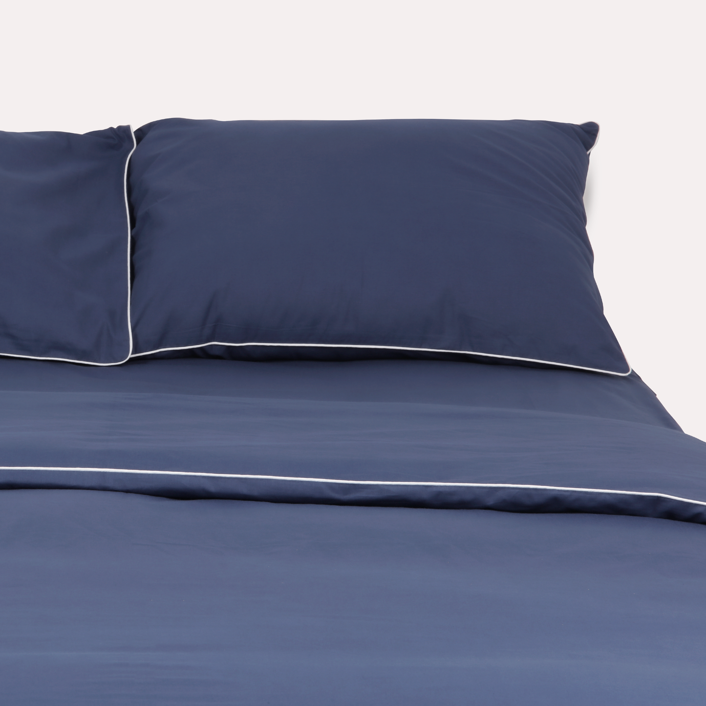 Classic Percale Fitted Sheet- Navy Blue