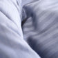 Sateen Stripe - Core Bedding Set - Dark Grey & Grey