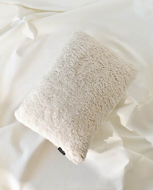 Faux Fur Cushion Cover - White