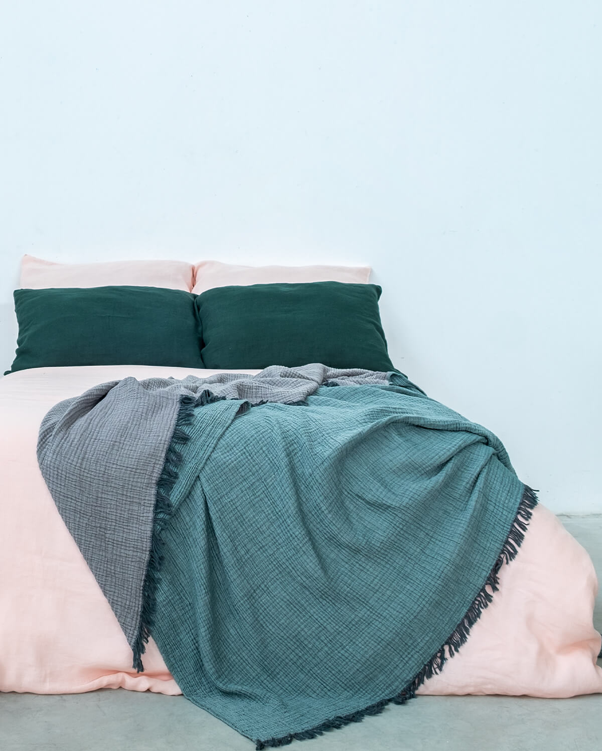 Cocoon Muslin Cotton Blanket Garden Ocoza