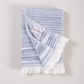 Sea Sand Cotton Hand Towel - Navy Blue