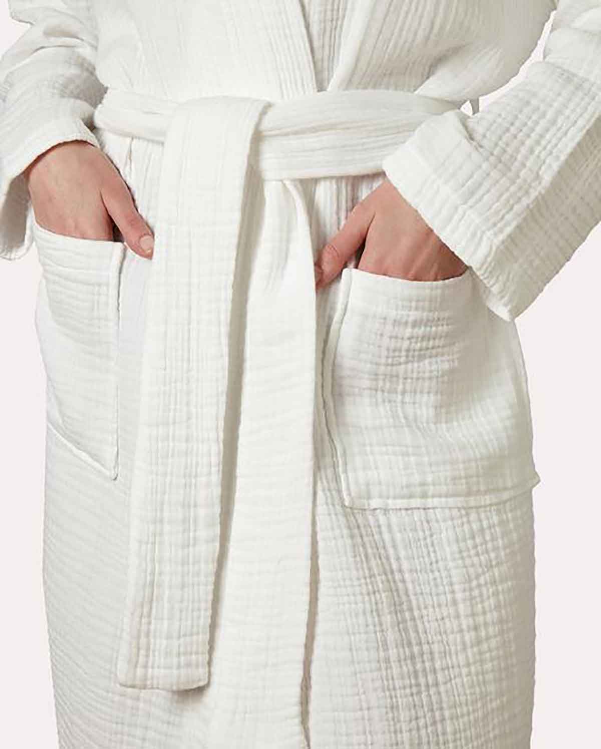 cotton muslin dressing gown MODAL MUSLIN ROBE
